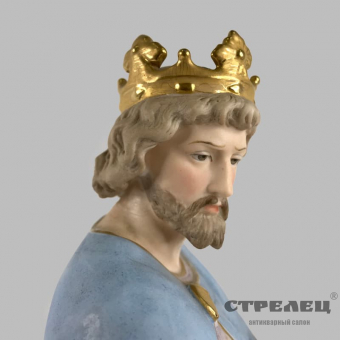 картинка Фарфоровая статуэтка «Король». Западная Европа