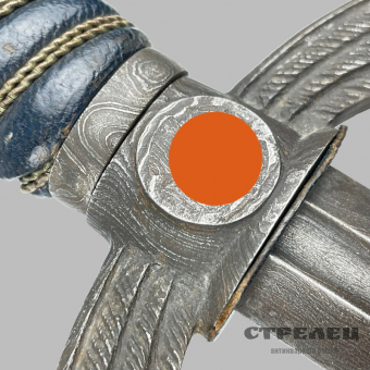 картинка — меч парадный «люфтваффе» образца 1934 года. дамасская сталь!