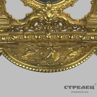 картинка бронзовое зеркало 19 века, франция