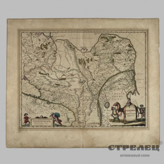 Картинка карта тартарии или империи великого хана, 1638