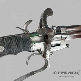 картинка — сабля-шпилечный револьвер 19 века. бельгия или италия