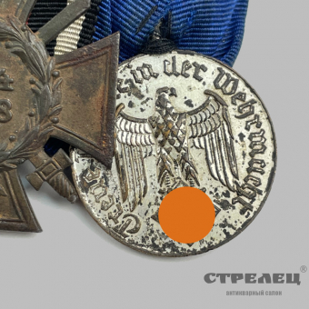 картинка — колодка с германскими медалями, ww-ii