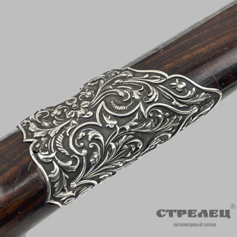 картинка — пистолет французский «лепаж» кремнёвый в серебре, конец 18 века