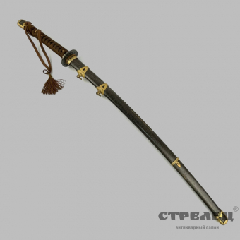 картинка — японский меч кай-гунто с клинком мунэсада (1781-1876 гг.)