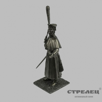 картинка оловянный солдатик «обер-офицер, командующий атакой», русская армия
