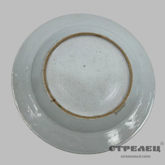 Картинка фарфоровые тарелки (пара). китай, 19 век
