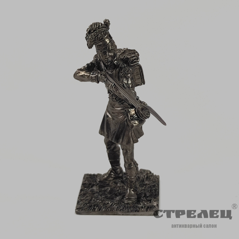 картинка — оловянный солдатик «рядовой. шотландцы, 1815 года»