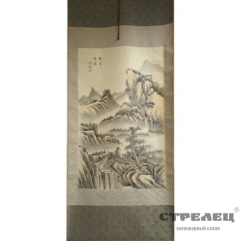 картинка Японская картина в свитке, начало 20 века