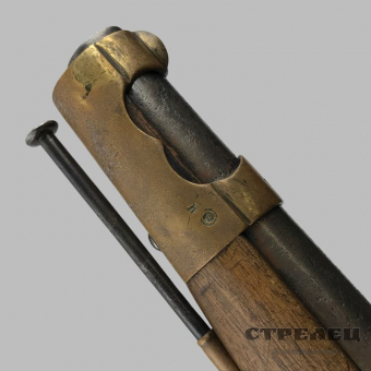 картинка пистолет гладкоствольный с кремнёвым замком. европа, 19 век