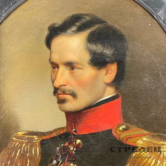картинка — картина «портрет полковника б.а.ната». й.м.айгнер, 1855 год
