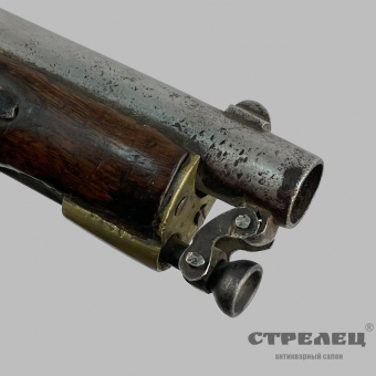 картинка пистолет капсюльный, английский, морской, 19 век