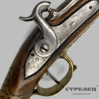 картинка ружьё капсюльное охотничье, одноствольное. франция 1820/30 гг.