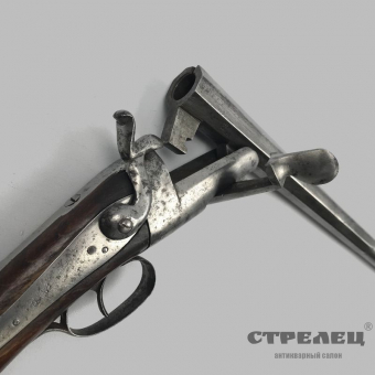 картинка охотничье ружьё, шпилечное, одноствольное, европа, 19 век