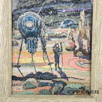 картинка — картина «проект мозаики в павильон космос» вднх 1961 год