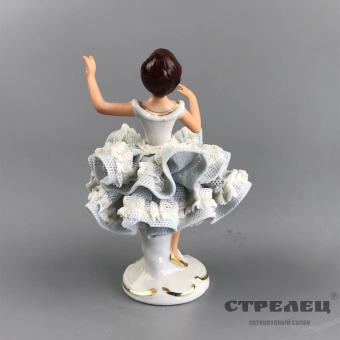 Фарфоровая статуэтка «Танцующая девушка». Dresden. Антикварный салон Стрелец