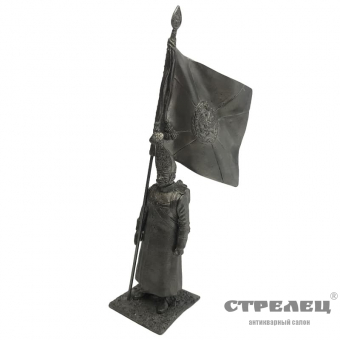 картинка оловянный солдатик «знаменосец». армия россии 1812-14 гг.