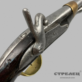 картинка капсюльный французский кавалерийский пистолет, образца 1822 года