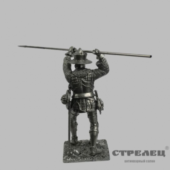 картинка оловянный солдатик «пикинер. европейская пехота 15 века»