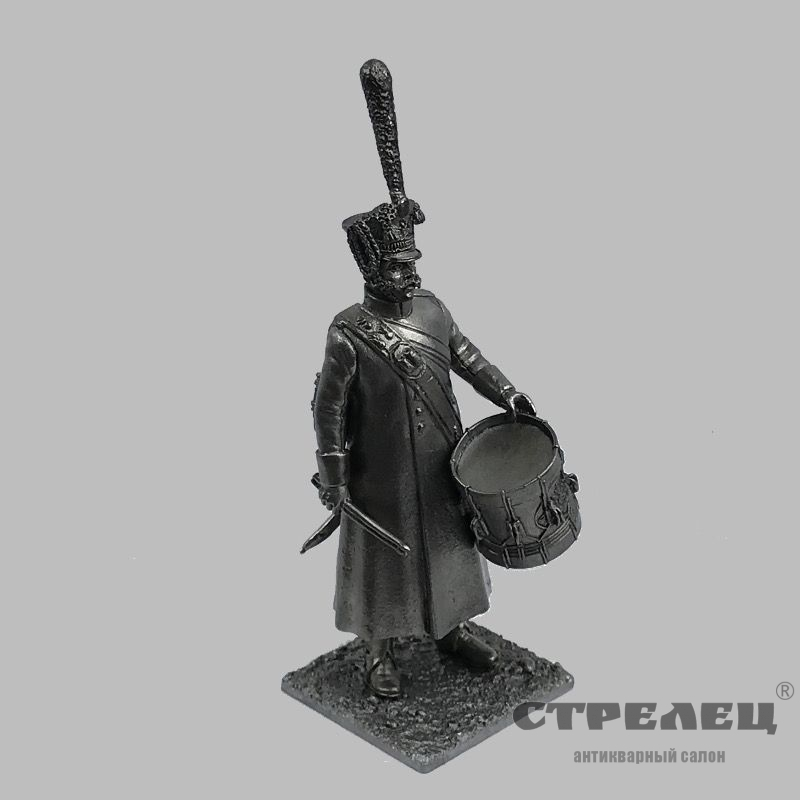 картинка оловянный солдатик «барабанщик в шеренге», русская армия