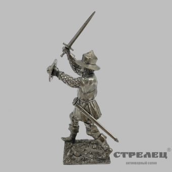 картинка — оловянный солдатик «европейская пехота, конец 15 века. наёмный пехотинец»