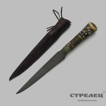 картинка нож узбекский, булат. хива, конец 20 века