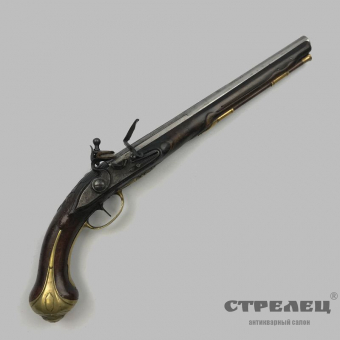 картинка пистолет кремнёвый, баварский, кавалерийский, конец 18 века