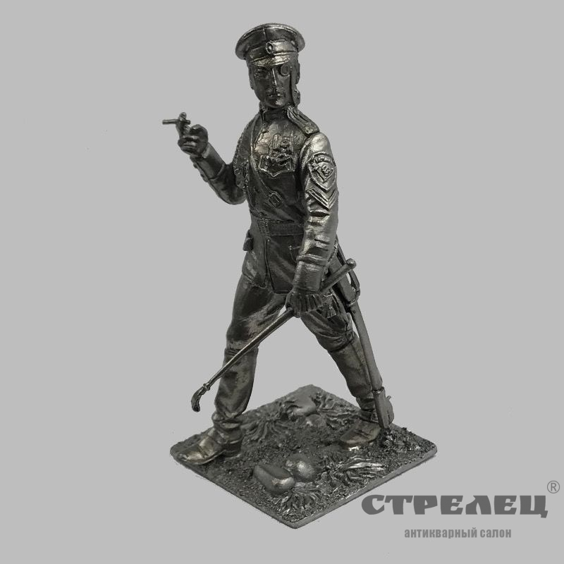 картинка оловянный солдатик «русский офицер начала 20 века»