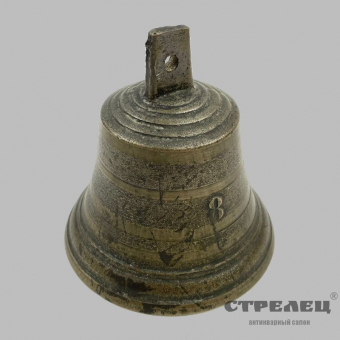 картинка — колокольчик с якорем. российская империя, конец 19 века