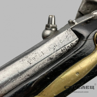 картинка капсюльный французский кавалерийский пистолет, образца 1822 года