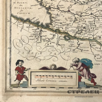 Картинка карта тартарии или империи великого хана, 1638