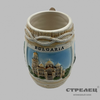 картинка — кружка пивная керамическая. болгария