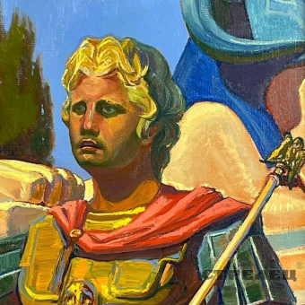картинка картина «александр македонский в египте». сушенок