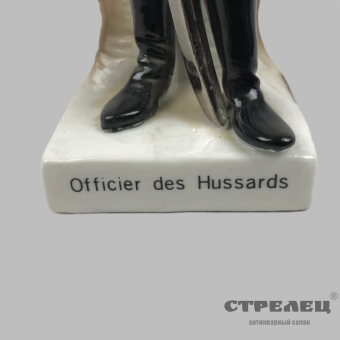 фарфоровая статуэтка «гусар». германия, Антикварный салон "Стрелец"