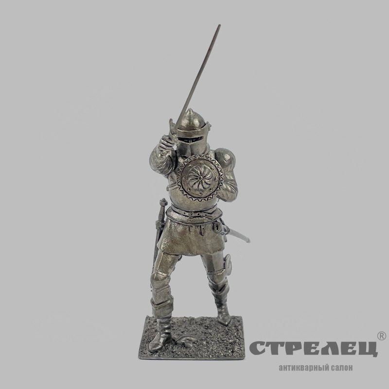 картинка — оловянный солдатик «наёмник», европейская пехота, 15 век