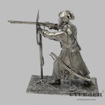 картинка — оловянный солдатик «стрелец московских полков в бою»