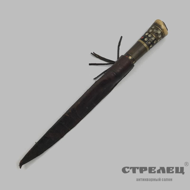 картинка нож узбекский, булат. хива, конец 20 века
