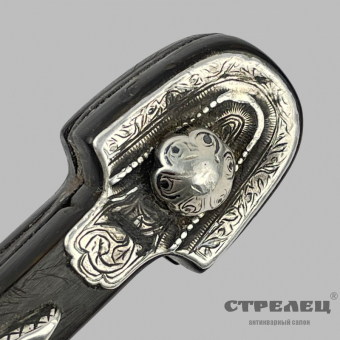 картинка — кинжал «ткв» в серебре. исмаилъ. российская империя, конец 19 века