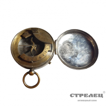 солнечные карманные часы. россия, 19 век. Антикварный салон Стрелец