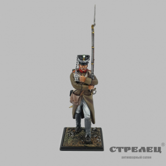 картинка — оловянный солдатик. русская регулярная пехота  1812/1814 гг.