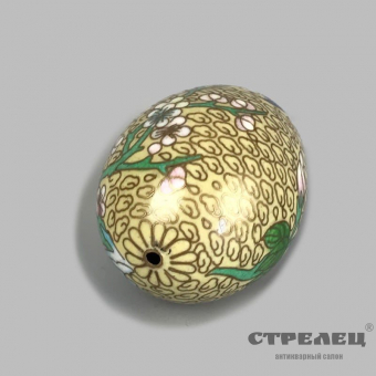картинка декоративное яйцо. перегородчатая эмаль. китай