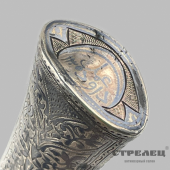картинка — кинжал (бебут) персидский серебре, конец 19 века