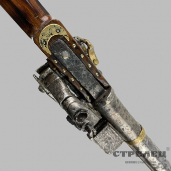 картинка — ружьё кавказское, кремнёвое, дульнозарядное, 19 век
