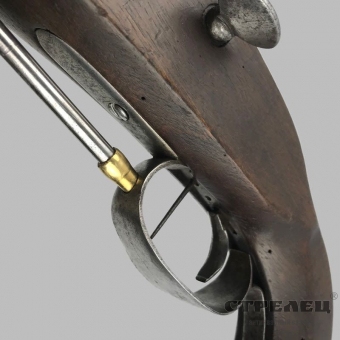 картинка кремнёвый пистолет-ловушка против воров. европа, 19 век