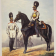 картинка — литография «лейб-гвардии конный полк». франция, 1842 год