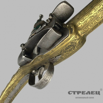 картинка кремнёвый пистолет. османская империя, конец 18 века