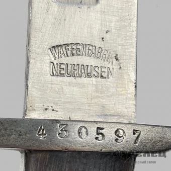 картинка — штык-нож швейцарский, образца 1918 года к карабину шмидт-рубина